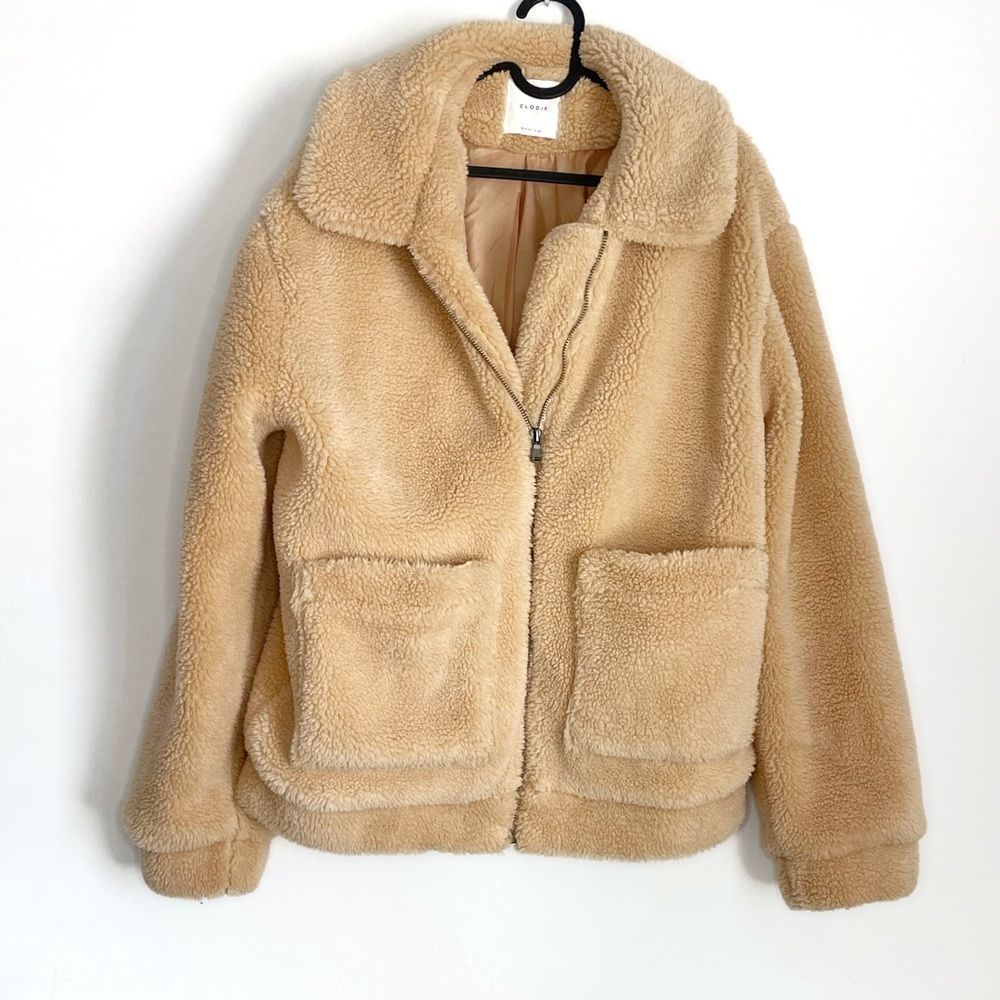 ELODIE Oversized Teddy Jacket size M